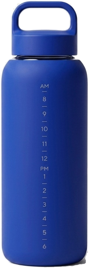 La 800 ml en cobalt, verre borosilicate et manchon silicone