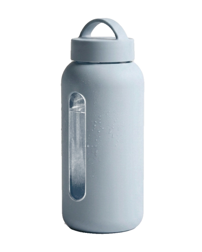 Gourde Bevu en verre 600 ml, manchon silicone brume