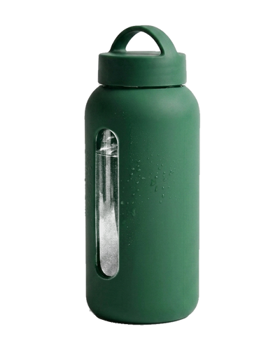 Gourde Bevu en verre 600 ml, manchon silicone matcha